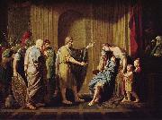 Benjamin West Kleombrotos sent into Exile by Leonidas II china oil painting artist